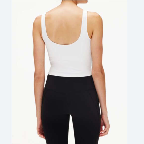 Vuori Women's Daily Crop Tank White XS - Picture 2 of 9